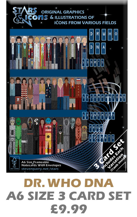 Dr Who DNA 3 Card Set